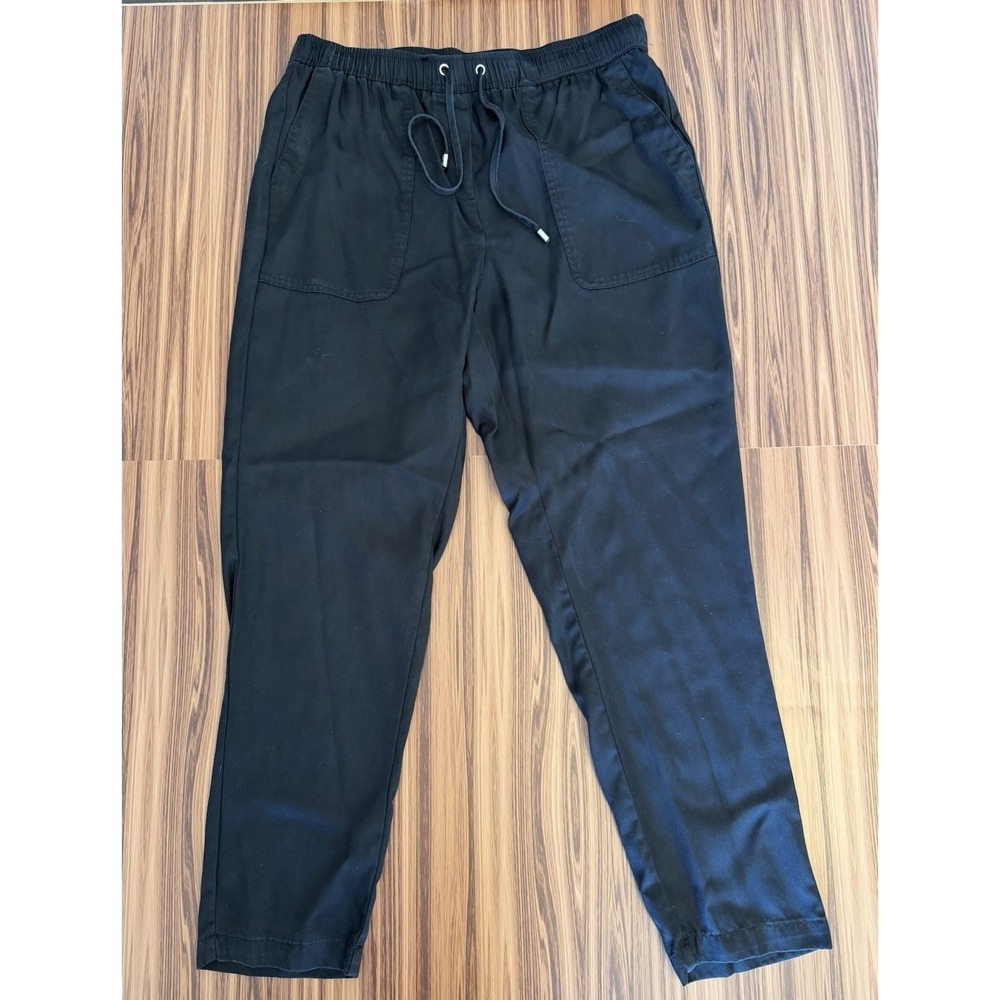 Calvin Klein Pull-On Black Lightweight Jogger Minimalist Travel Normcore Size S